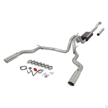 Flowmaster 21C F150 FORCE II CATBACK EXHAUST 3IN X 2.5IN DUAL OUTLET 3.5IN TIP STAINLE 818148